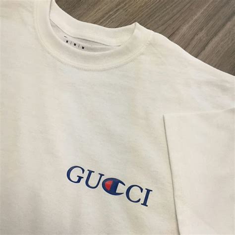 champion x gucci shorts|More.